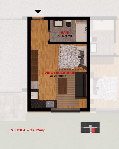 Fundeni, Bucuresti, sector 2, garsoniere si apartamente doua camere